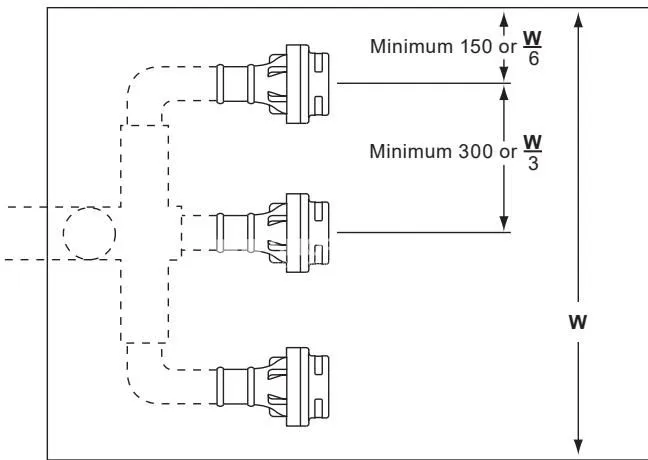 Spirax Sarco IN40M three injector layout