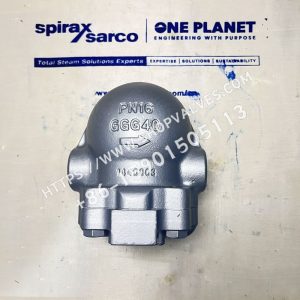 Spirax Sarco FTGS14-10 1" DN25 con conexión roscada, vista frontal
