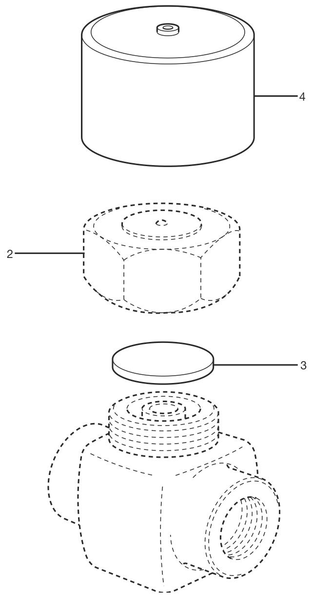 Spirax Sarco TD52M/TD52MLC/TD52MA/TD52MLCA Thermodynamic Steam Traps Construction Diagrams