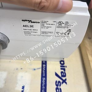 Заводская табличка электрического привода Спиракс Сарко (Spirax Sarco) AEL3E