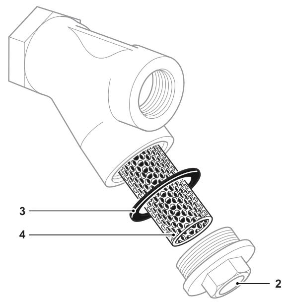 Spirax Sarco Fig12 Filtro de latón - Esquema